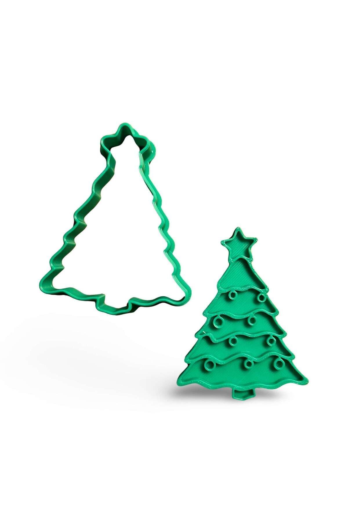 CookieBeastCut-8 cm Pine Tree Cookie Stamp and Cutter 2