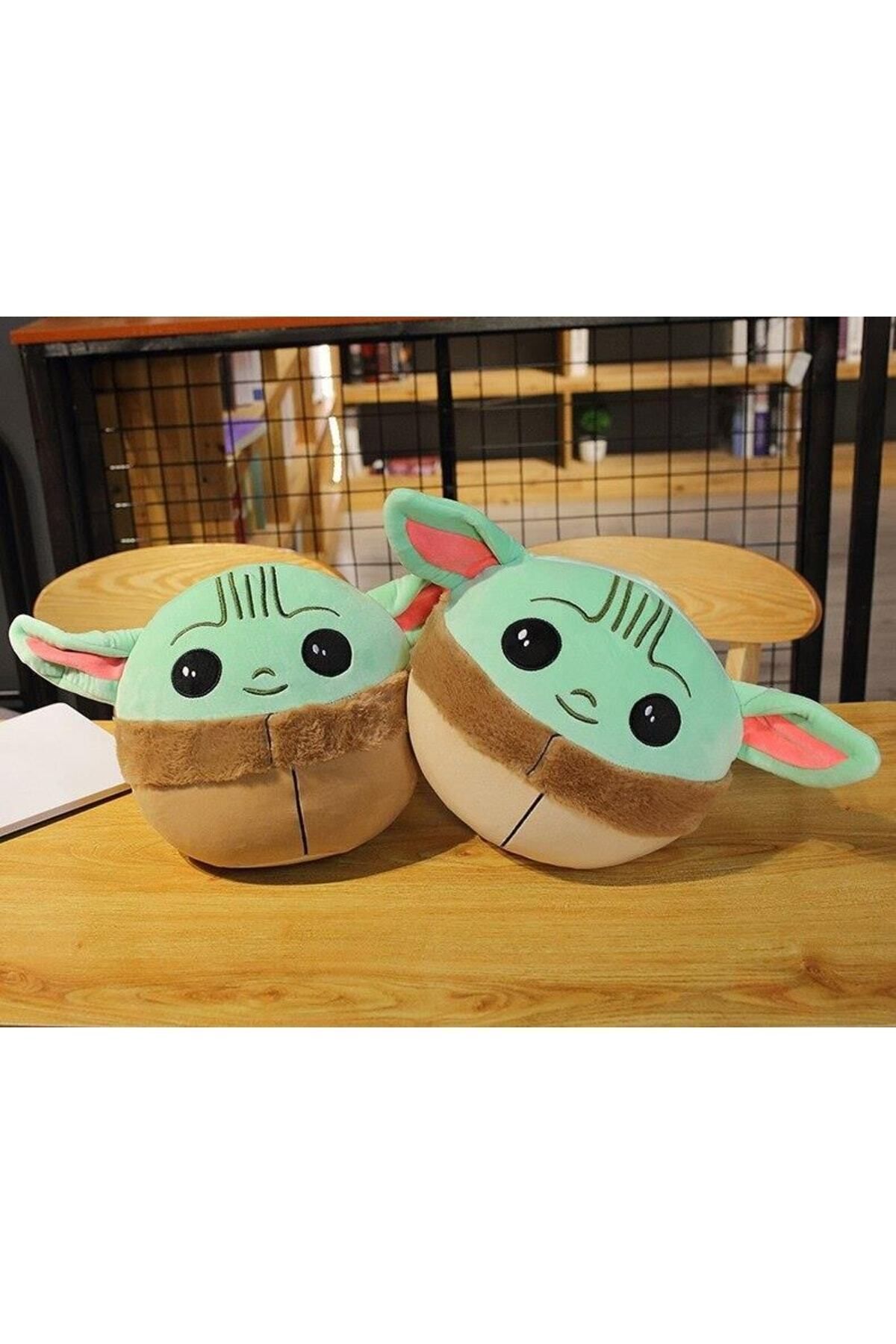 e-life shop-Imported Product Furry Fabric Baby Yoda Star Wars Mandalorian Baby Yoda Figure Plush Toy 20 Cm 2