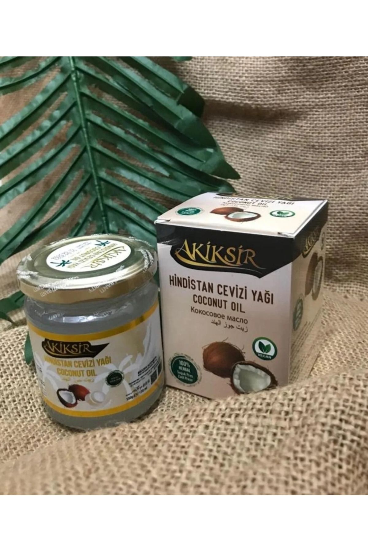 Akiksir Hindistan Cevizi Yağı Soğuk Sıkım – 170 ml
