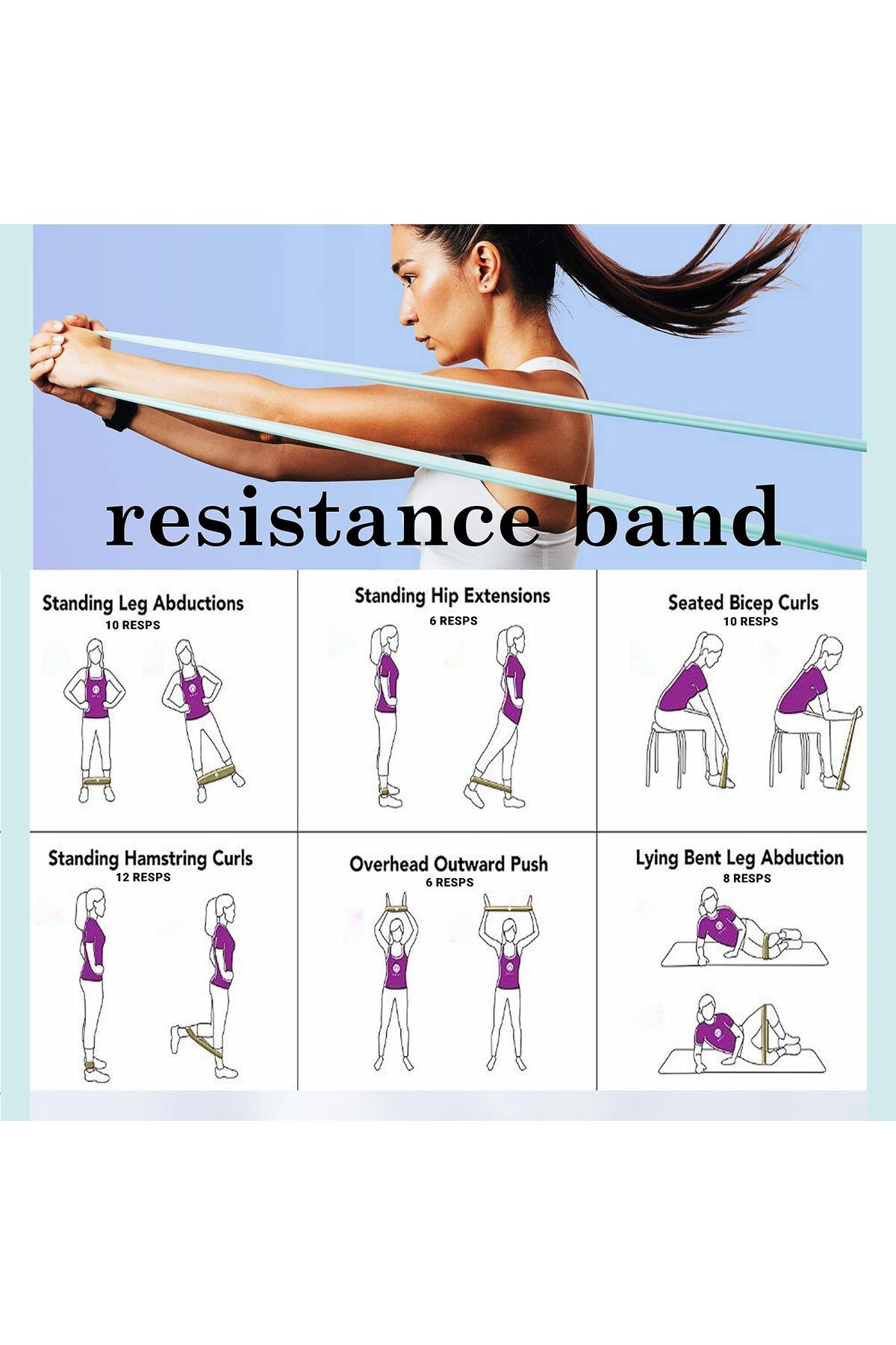 anythingbasic-ab.Latex Resistance Band 2080 * 45 * 4.5 mm for home Exercise (Red) 3