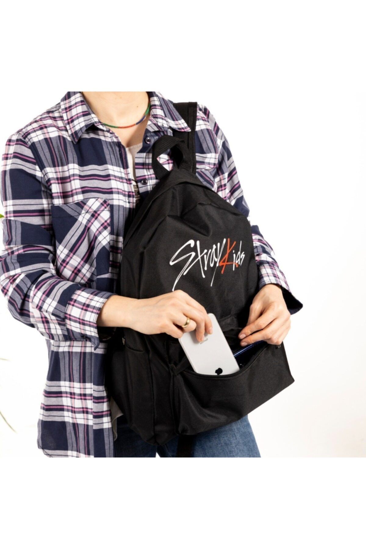 کوله پشتی زنانه مشکی Genel Markalar | srtçnts12 اورجینال - تصویر 2