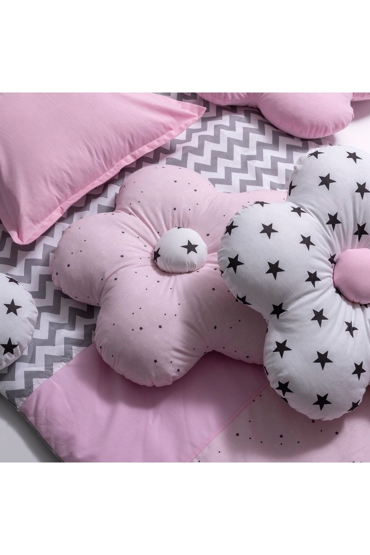 Mini Baby Bebek Uyku Seti 60x120 Astel Pembe Cibinlikli fotoğrafı 6 (önizleme)