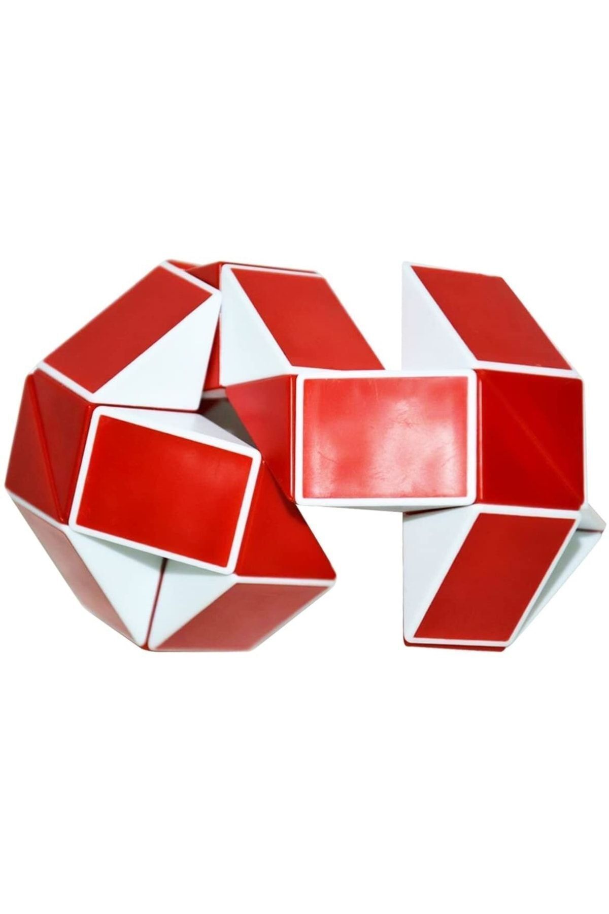 e-life shop-24 Segment 3D Magic Snake Fidget - Stress Relief Red Toy Cube 4