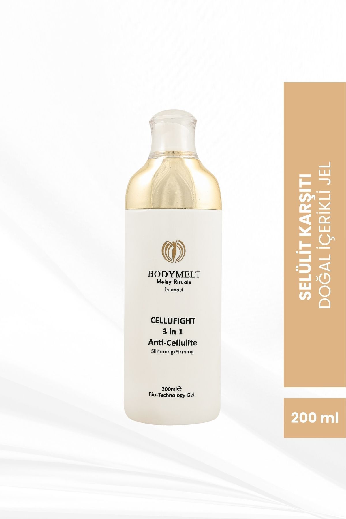 BODYMELT Sıkılaştırıcı Incelme Çatlak Karşıtı Jel Kafein & Doğal Içerikli Jel 200 ml