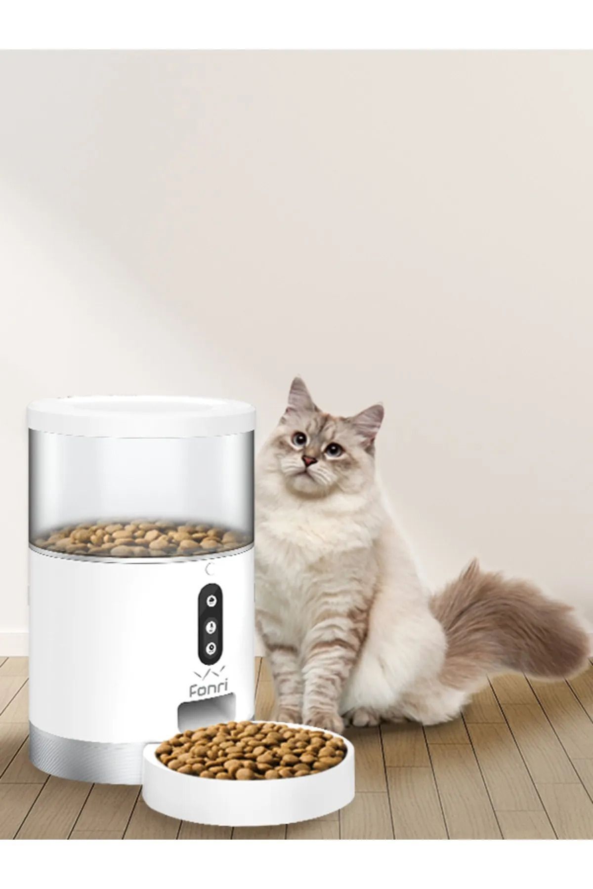 Fonri-Cat Dog Smart Food Container Automatic Food Container Wifi and Smart Security Camera Remote Control 2