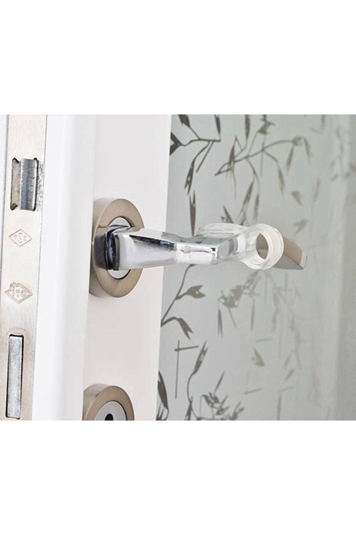G-Plast-Door Handle Rubber Door Stopper Snap-On Handle Pack of 5 5