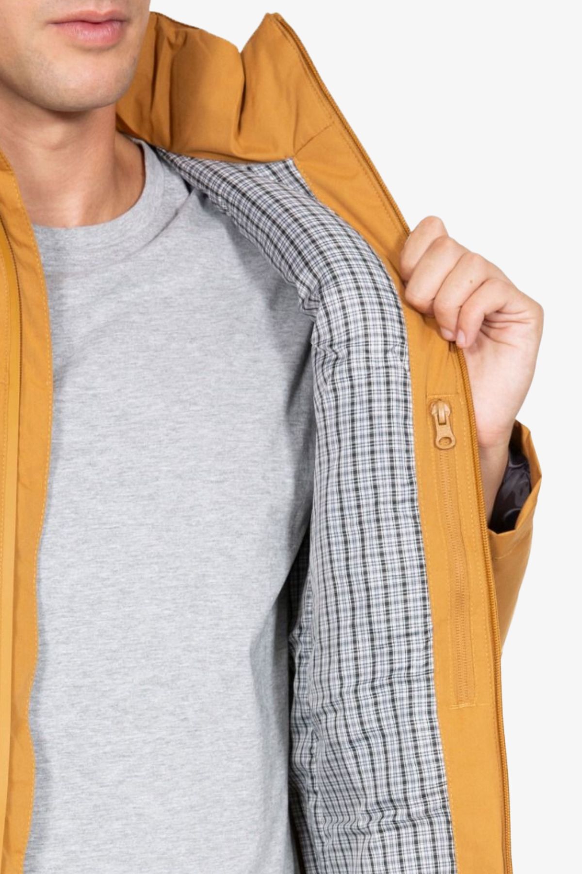 Trespass-MAJKRATR0003 Toffit Ανδρικό JKT TP75 Sandstone Ανδρικό μπουφάν εξωτερικού χώρου 3