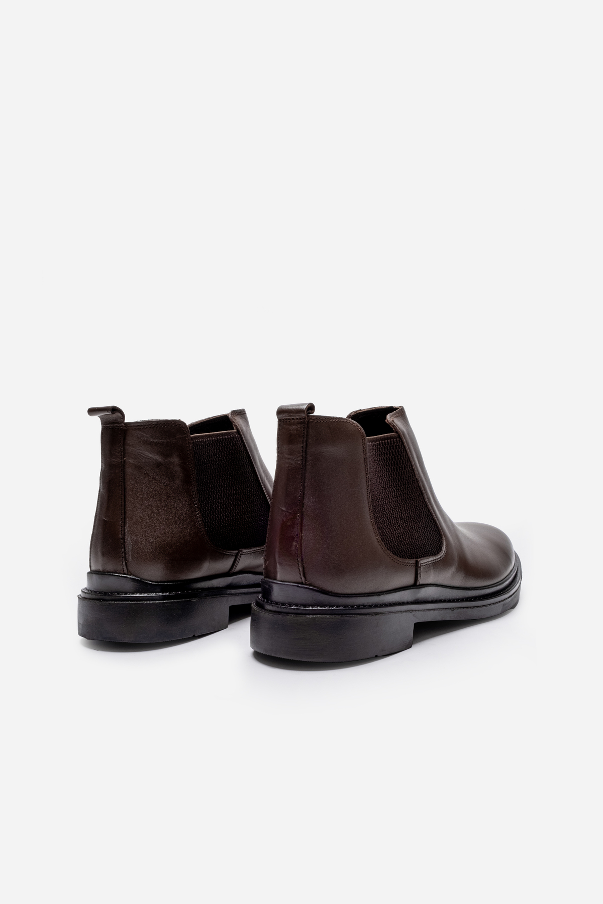 LUSIVE  Hakiki Deri Kahverengi Chelsea Erkek Günlük Kışlık Bot LUAS24AL0021 - Görsel 3