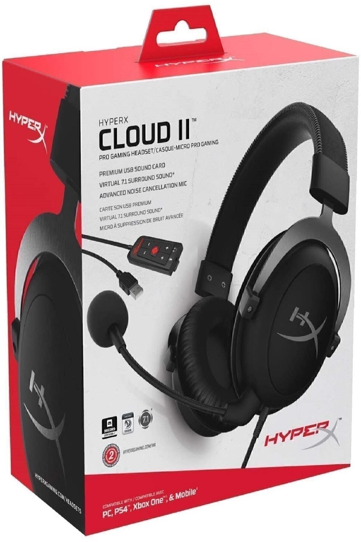 Cloud II Oyuncu Kulaklık Gri KHX-HSCP-GM - 7