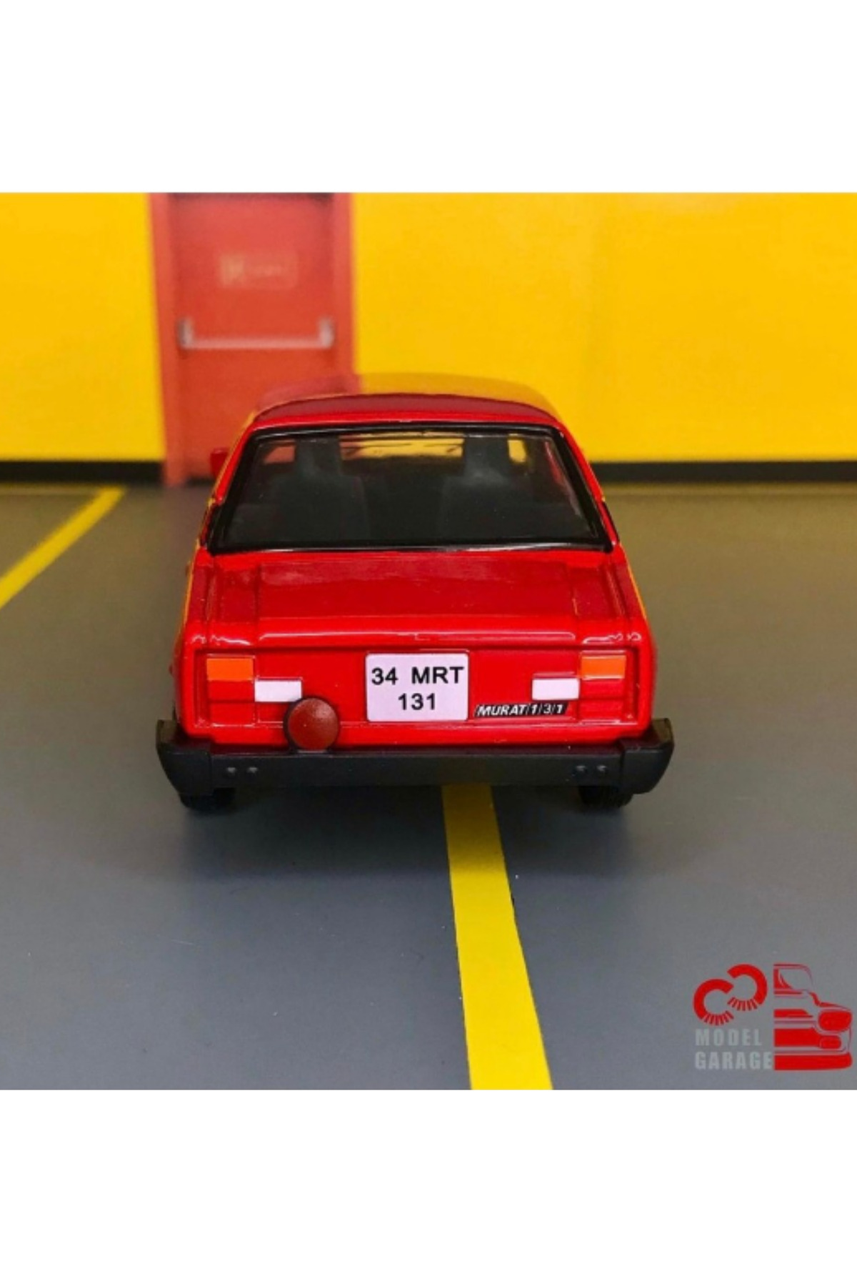 LRS STORE Murat 131 Efsane Koleksiyon Metal Araba 12cm Nostaljik Araba Kırmızı Sesli Işıklı fotoğrafı 5 (önizleme)