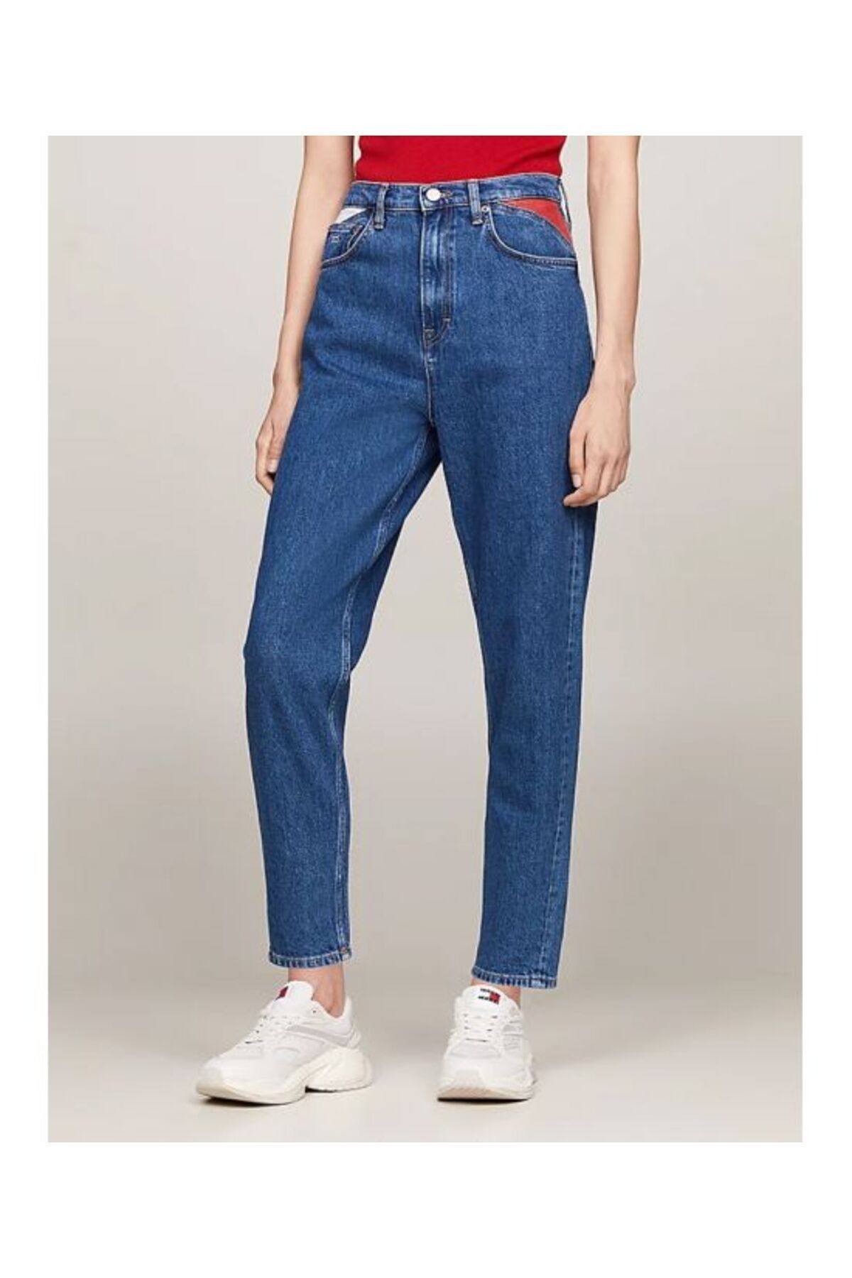 Tommy Hilfiger MOM JEAN UH TPR FLAG CH6134 Fiyat Yorumlar Trendyol