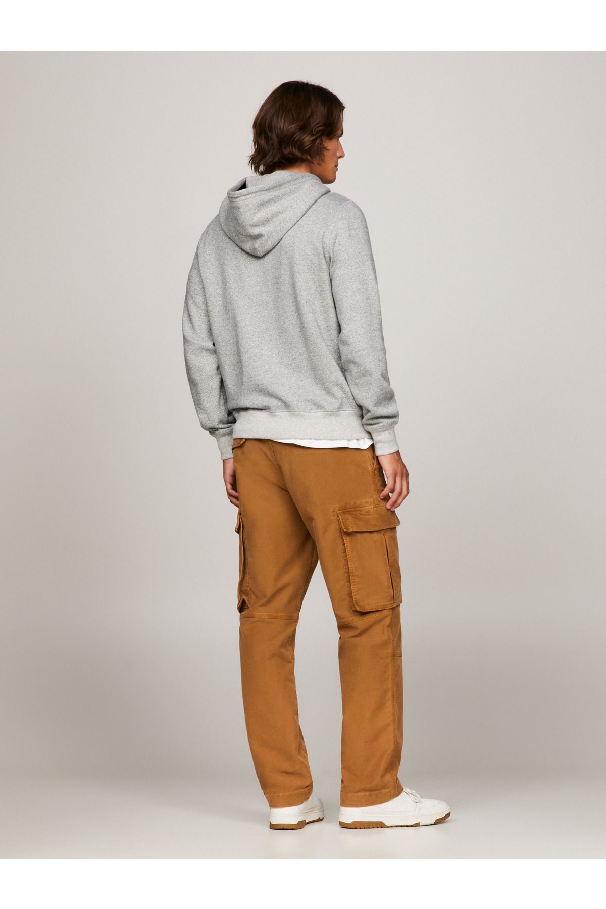 سویشرت مردانه خاکستری تامی هیلفیگرTommy Hilfiger | MW0MW32739 اورجینال - تصویر 3