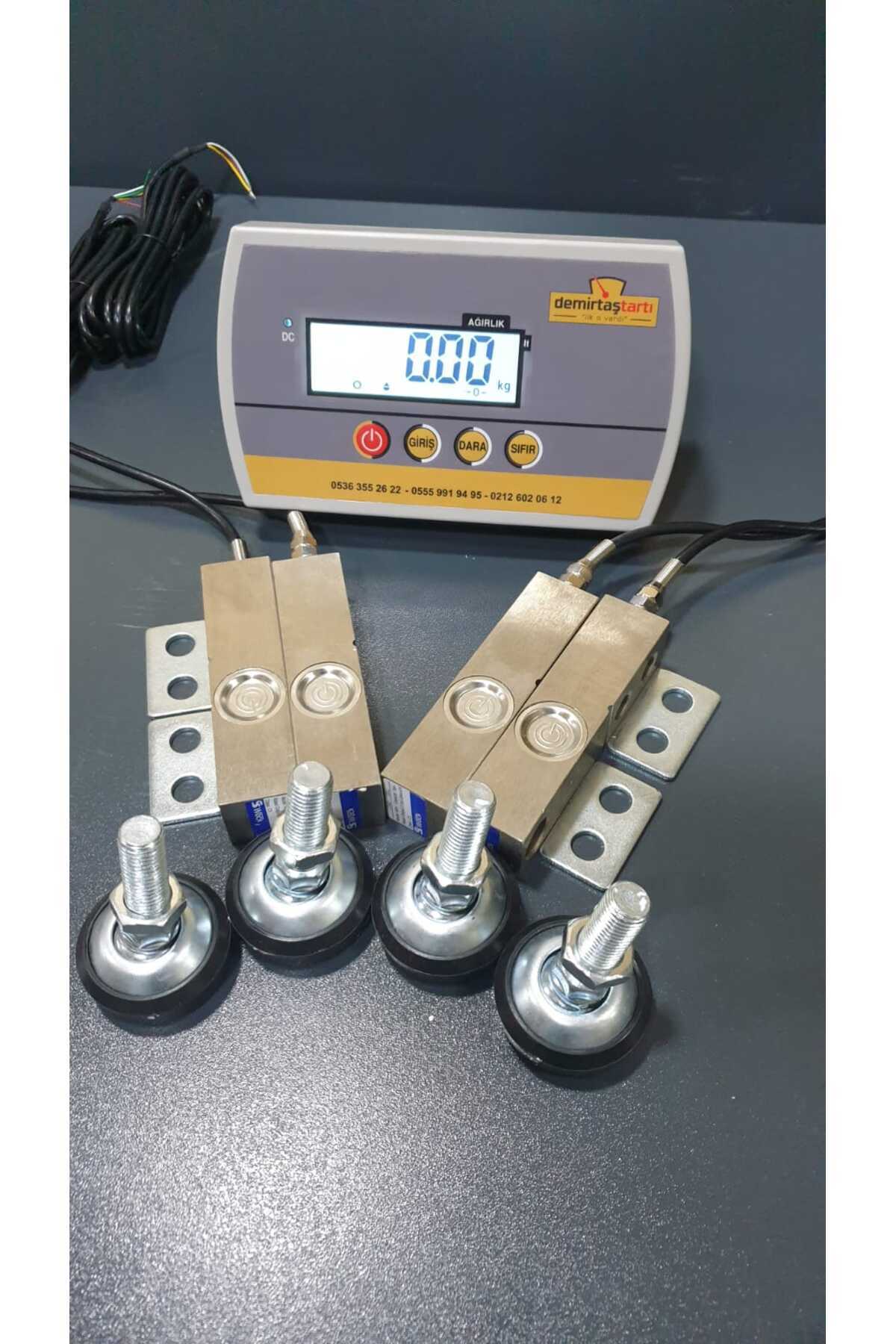 Demirtaş Tartı Hayvan Kantarı Set Kendi Kantarını Kendin Yap Loadcell İndikatör Baskül Kantar 2 yıl garanti