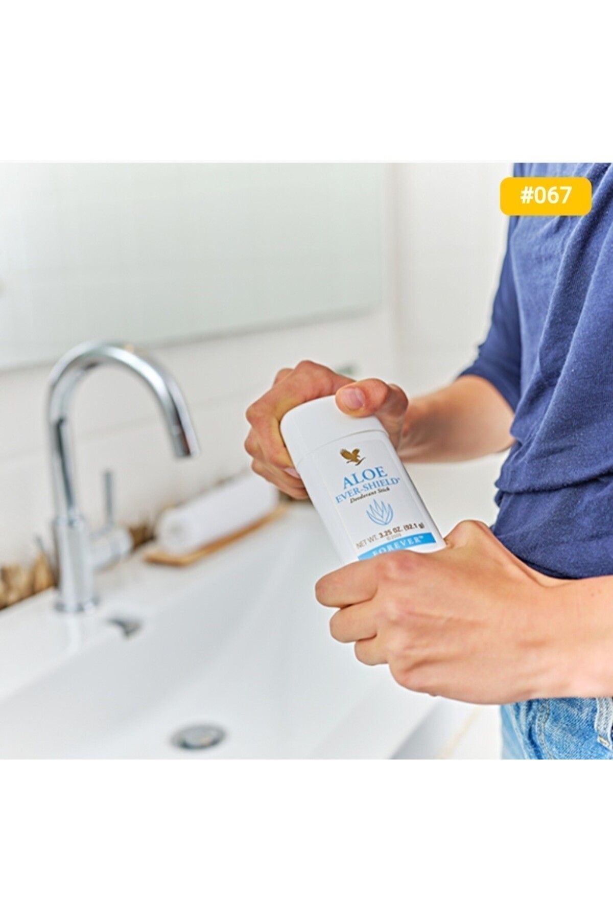 استیک دئودورانت Aloe Ever Shield فاقد نمک آلومینیوم اصلی است Forever Living Products