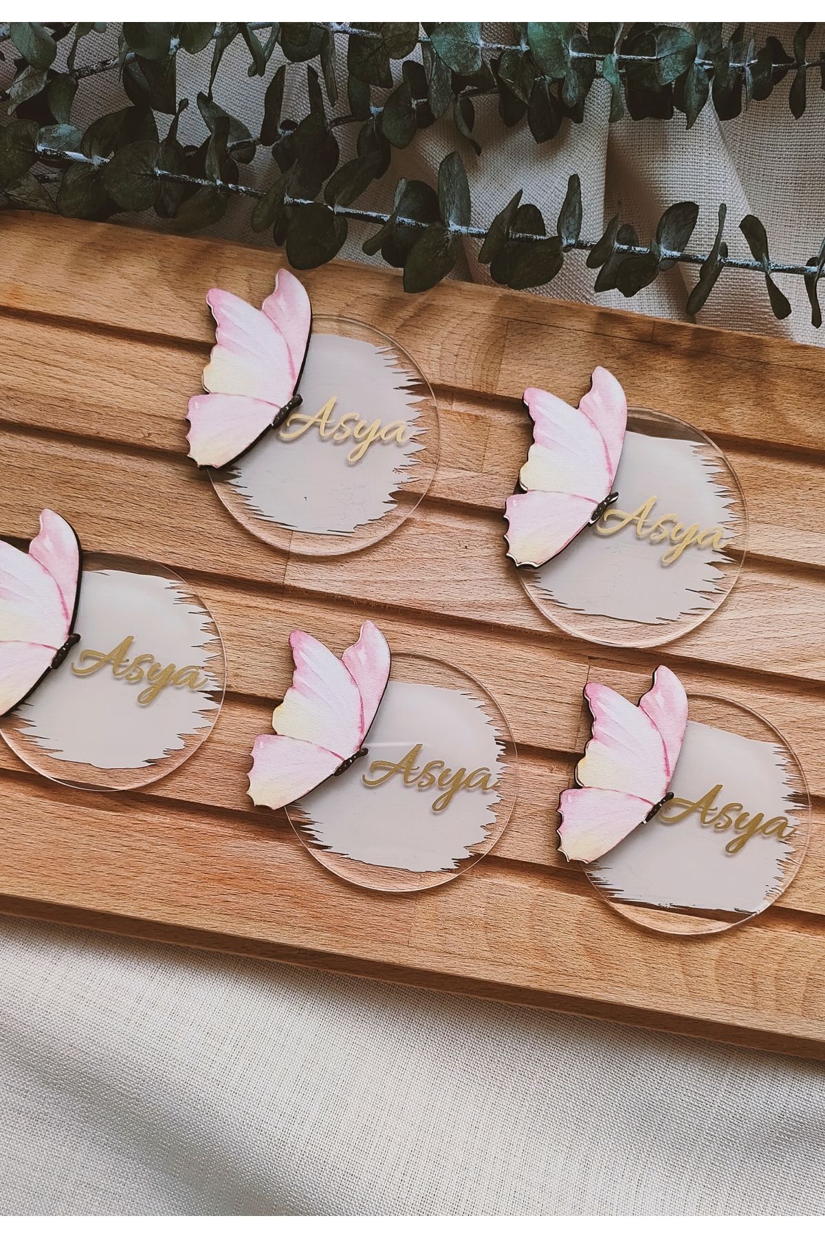 Kelebek Figürlü Bebek Magnet 10 Adet