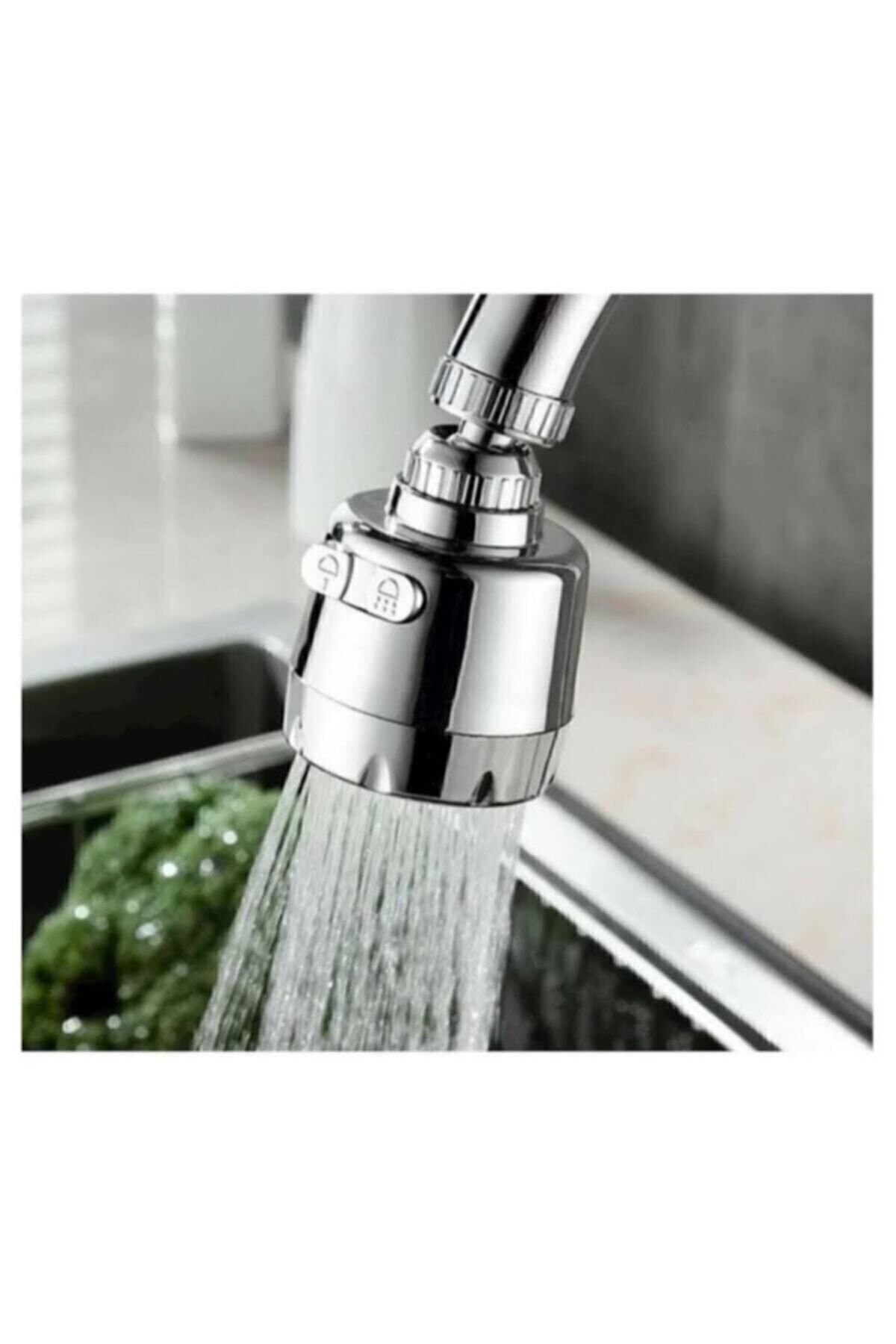 MFS-3 Function Water Saving Faucet Spout Water Saving Fountain Spout (Grey) 5