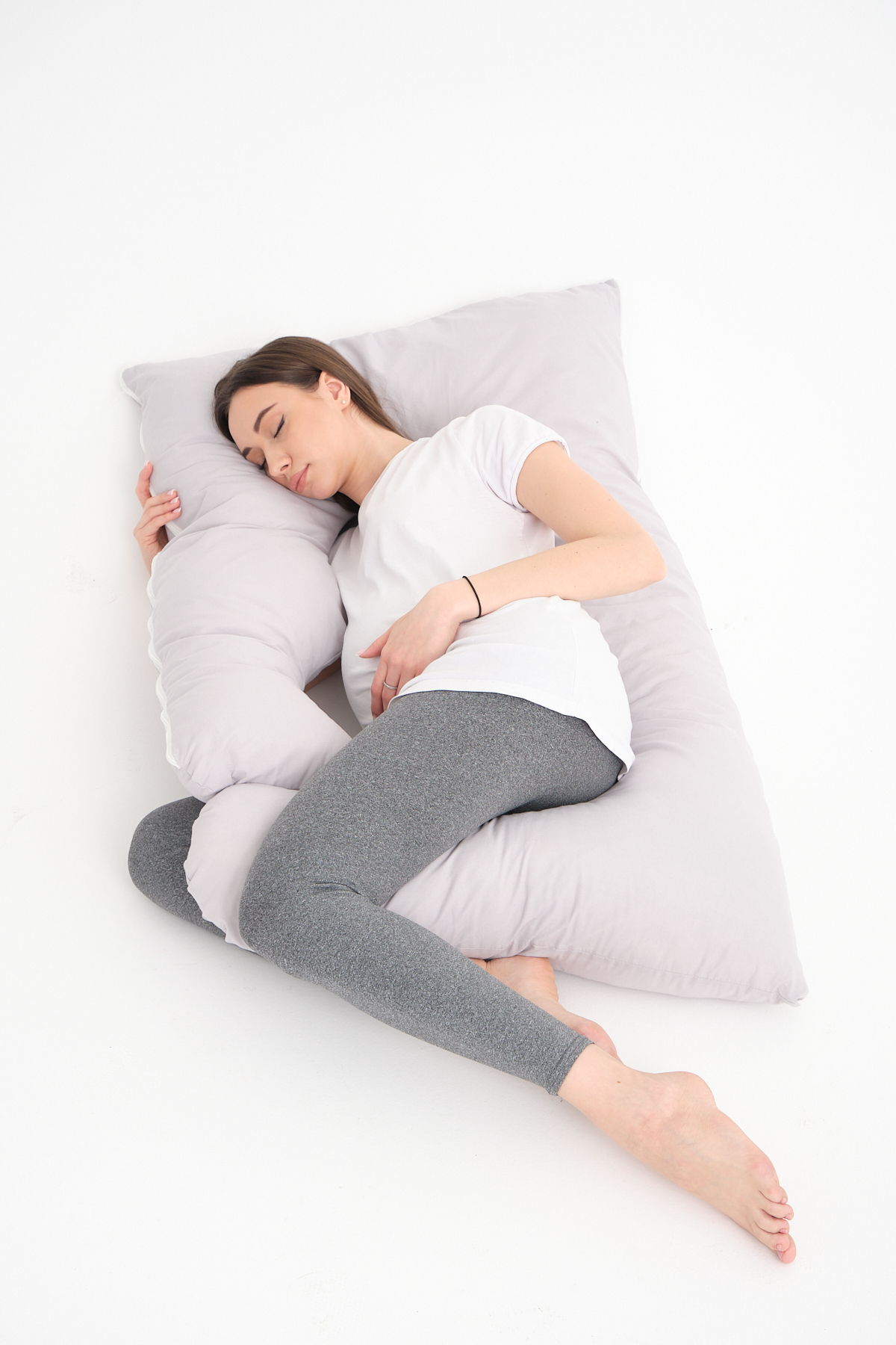 BabyModa Destekli Hamile Yastığı Sırt, Kalça, Bacaklar Ve Göbek Desteği Gebelik Minderi fotoğrafı 5 (önizleme)