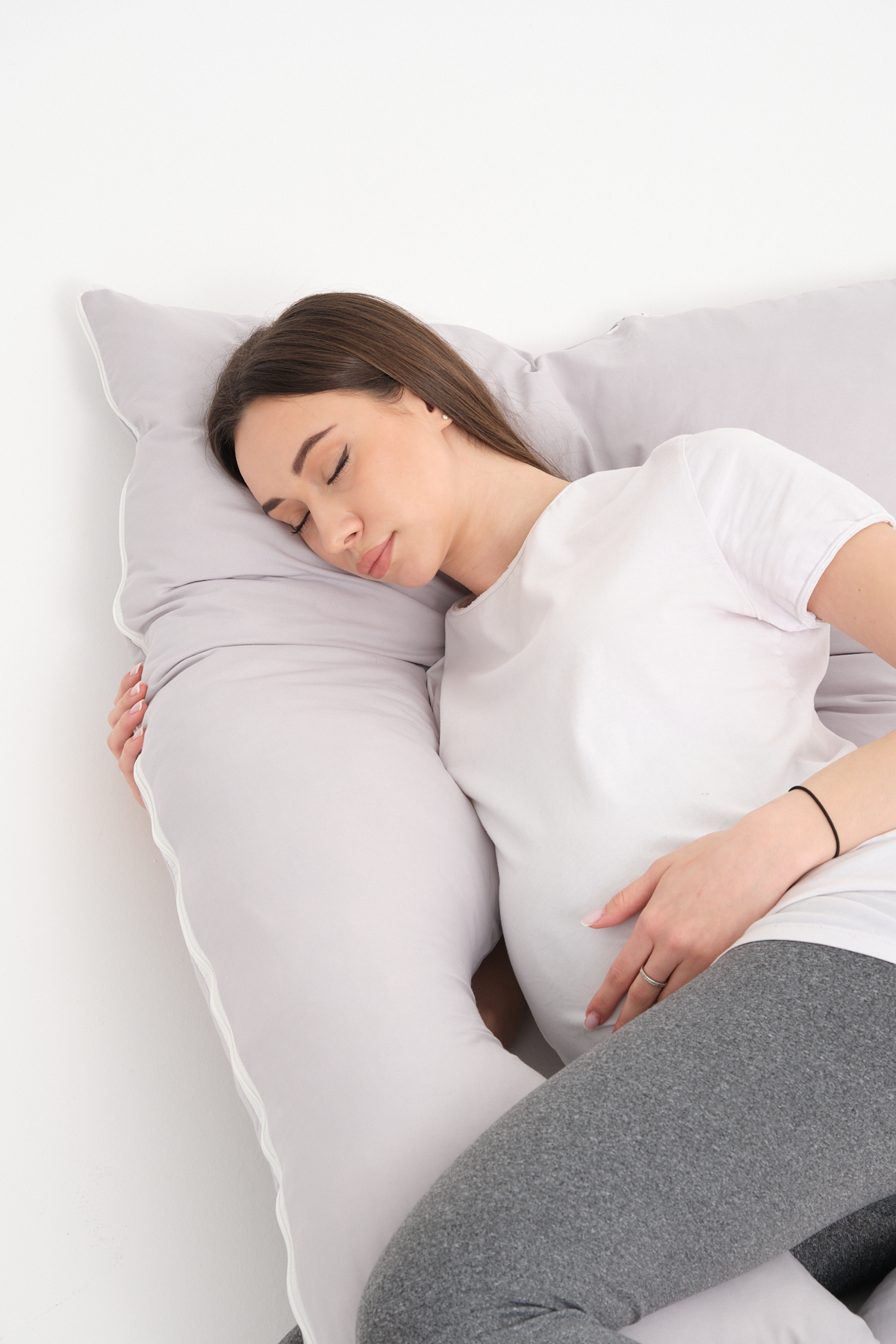 BabyModa Destekli Hamile Yastığı Sırt, Kalça, Bacaklar ve Göbek Desteği Gebelik Minderi fotoğrafı 4 (önizleme)