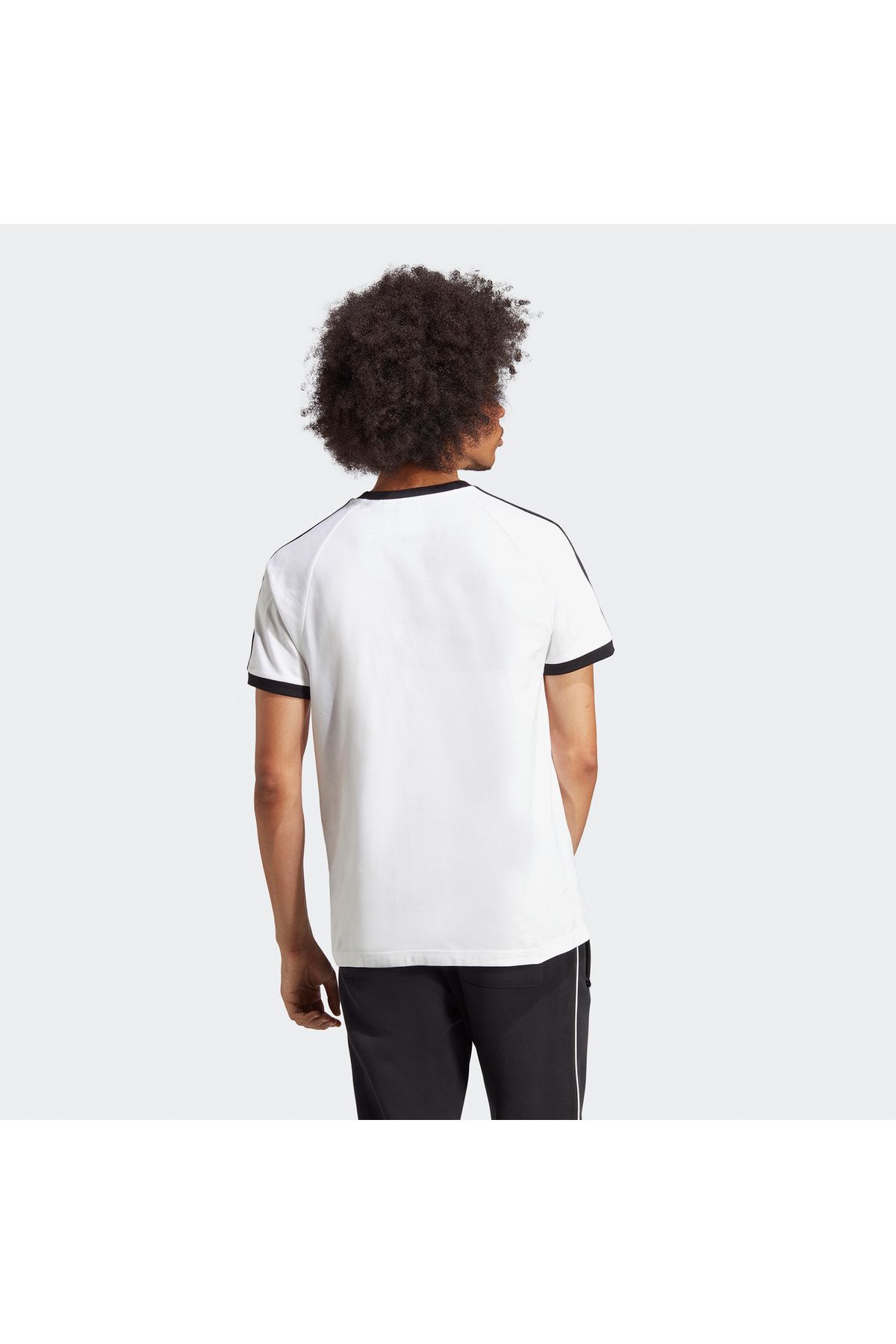 adidas Adicolor Classics 3 Stripes Erkek Beyaz T shirt Erkek Giyim