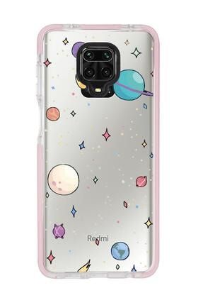 Redmi Note 9 Pro Gezegenler Desenli Candy Bumper Silikonlu Telefon Kılıfı MCCBRN9P13