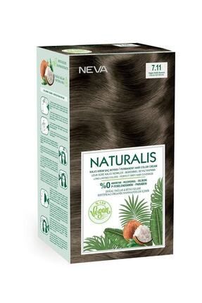 Naturalis Saç Boyası 7.11 Yoğun Küllü Kumral %100 Vegan NTR 711