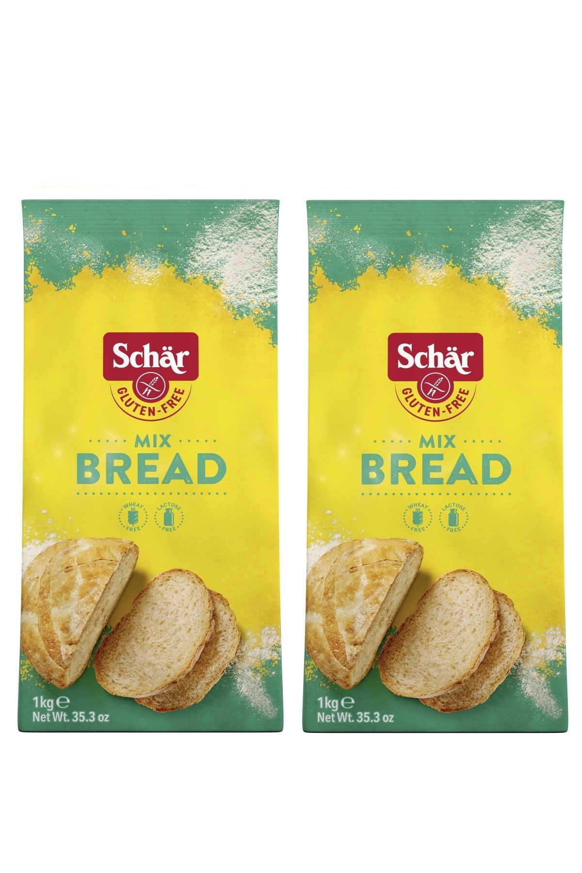 Schar Mix B Glütensiz Karışık Ekmek Unu 1 Kg 2 Adet Glutensiz Un
