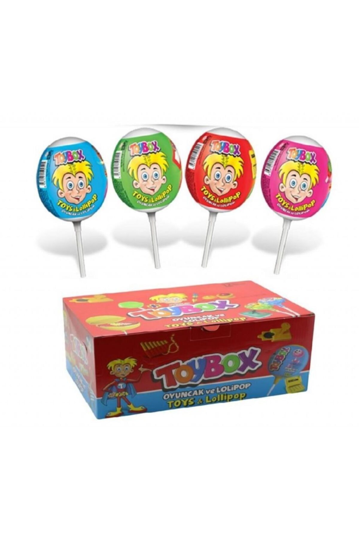 Toybox Sürpriz Oyuncaklı Lolipop 12 Ad X 11 gr