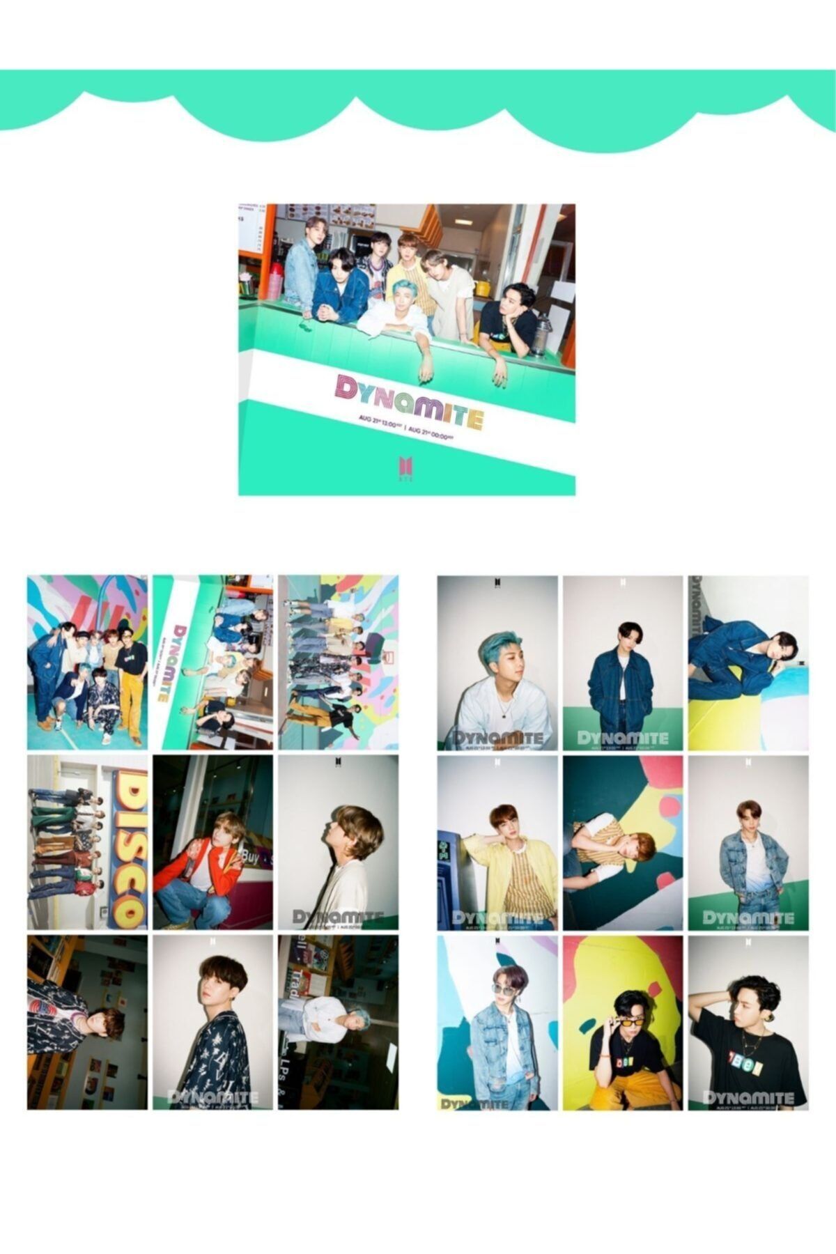 BTS ''dynamite'' Photocard Set - Trendyol