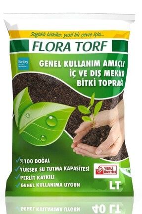 Flora Torf Saksı Çiçek Toprağı Perlit Katkılı 60 Lt TYC00197416911