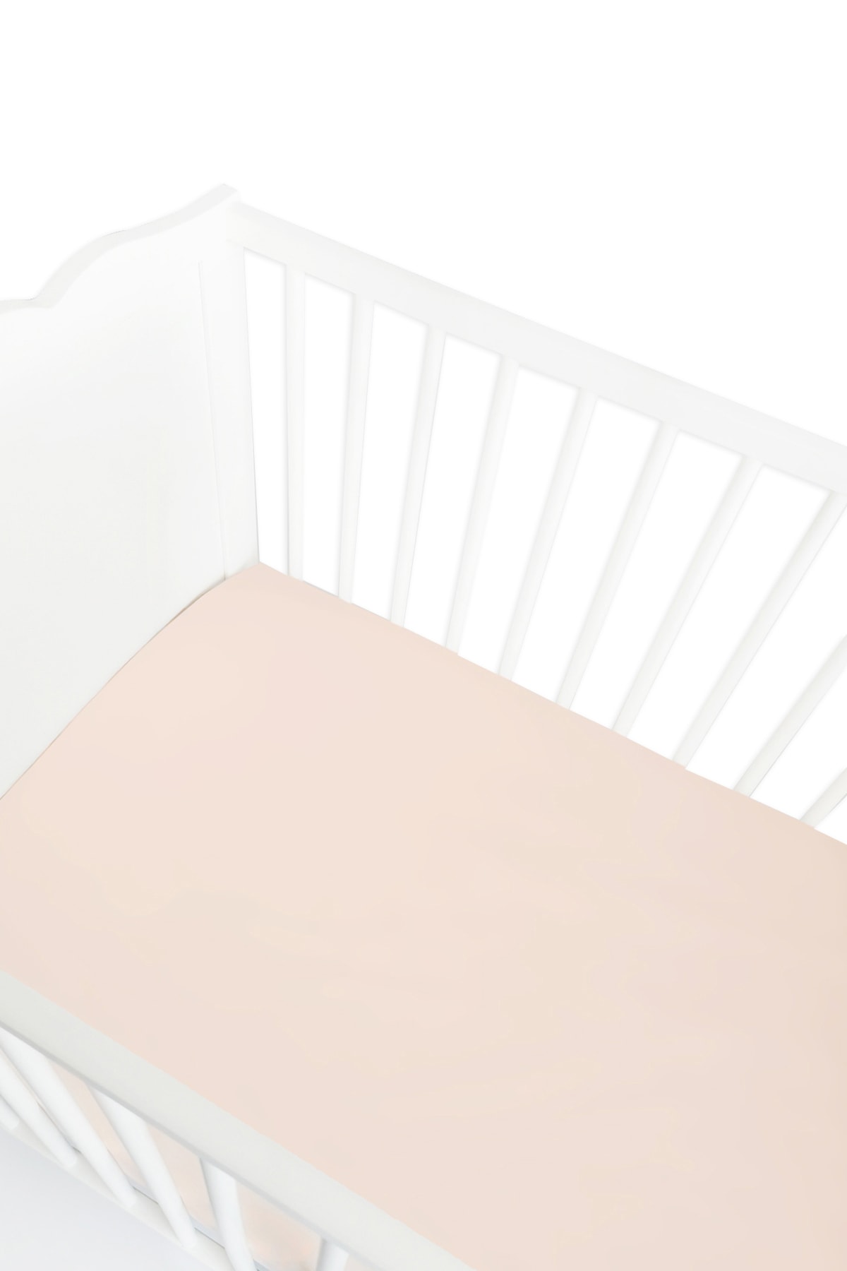 90x200 Montessori Single Elastic Sheet Powder/salmon