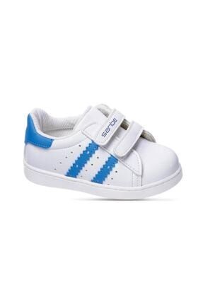 129 T 5401 25-30 Casual Spor Ayakkabı Beyaz-mavi 21Y0057