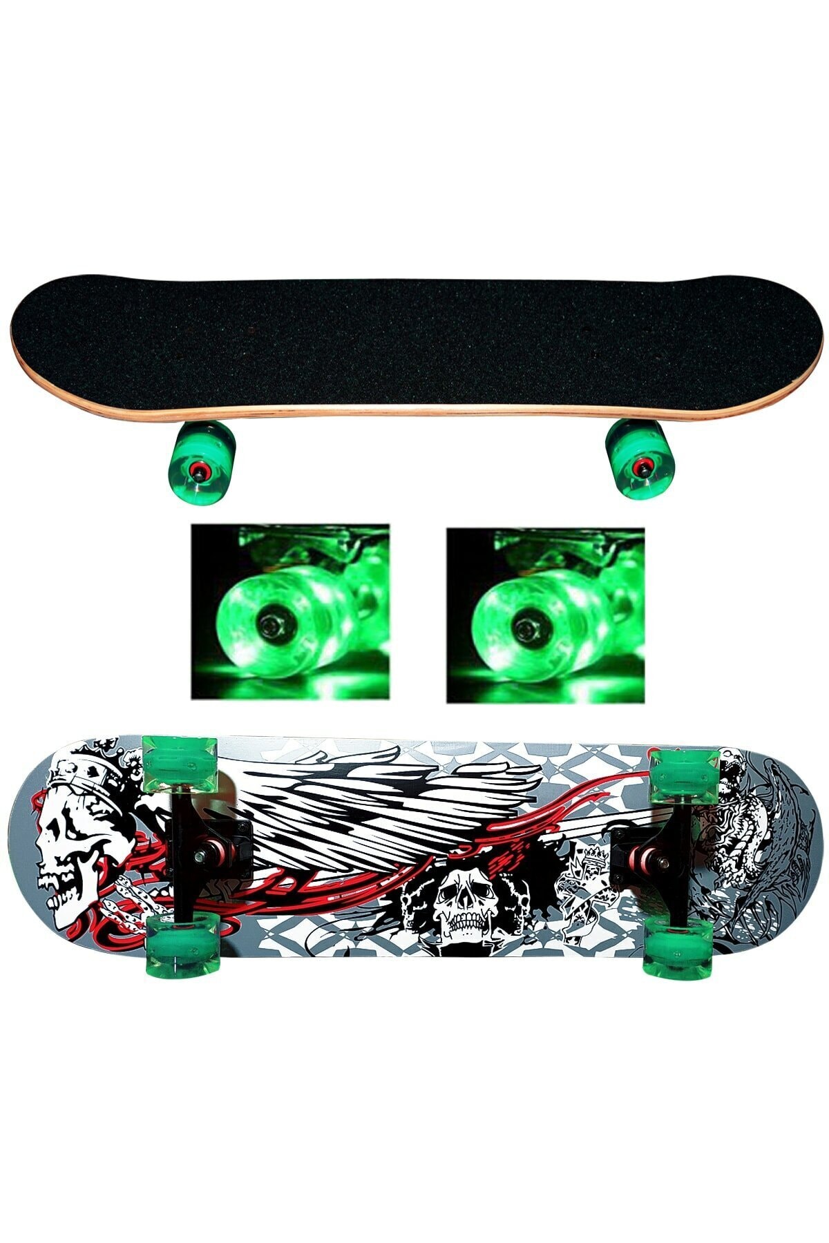 AVESSA Işıklı Silikon Teker Kaykay No:1 Av-0601-901