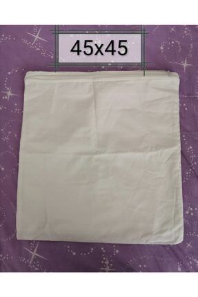 Beyaz Kırlent Iç Astarı 45x45 Cm (4 Adet) SmgCntr77