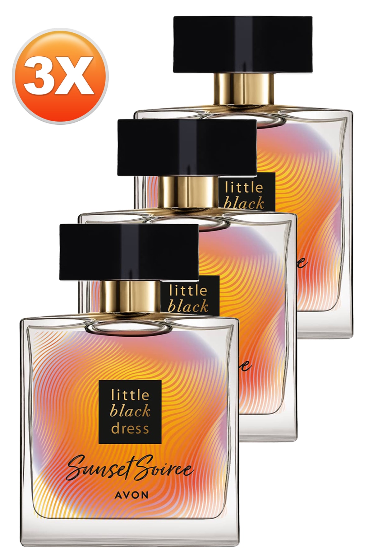 Little Black Dress Sunset Soiree Kadın Parfüm Edp 50ml Üçlü Set — PARFUM0157-3 — تصویر 2 از 2