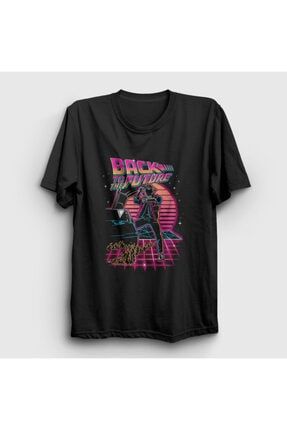 Unisex Siyah Watch Film Geleceğe Dönüş Back To The Future T-shirt 243651tt