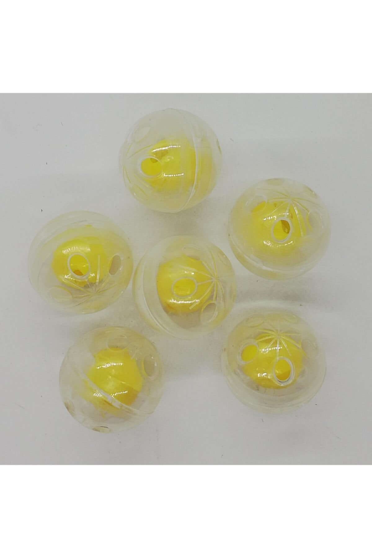 orhanucuzluk Amigurumi Çıngırak Zili Sarı 10 Adet