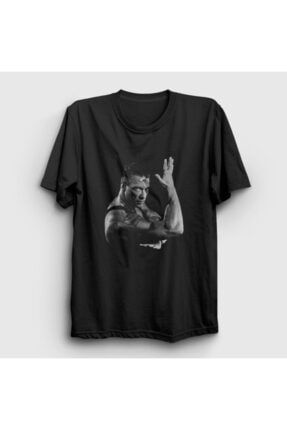 Unisex Siyah Street Fighter Film Jean Claude Van Damme T-shirt 259183tt