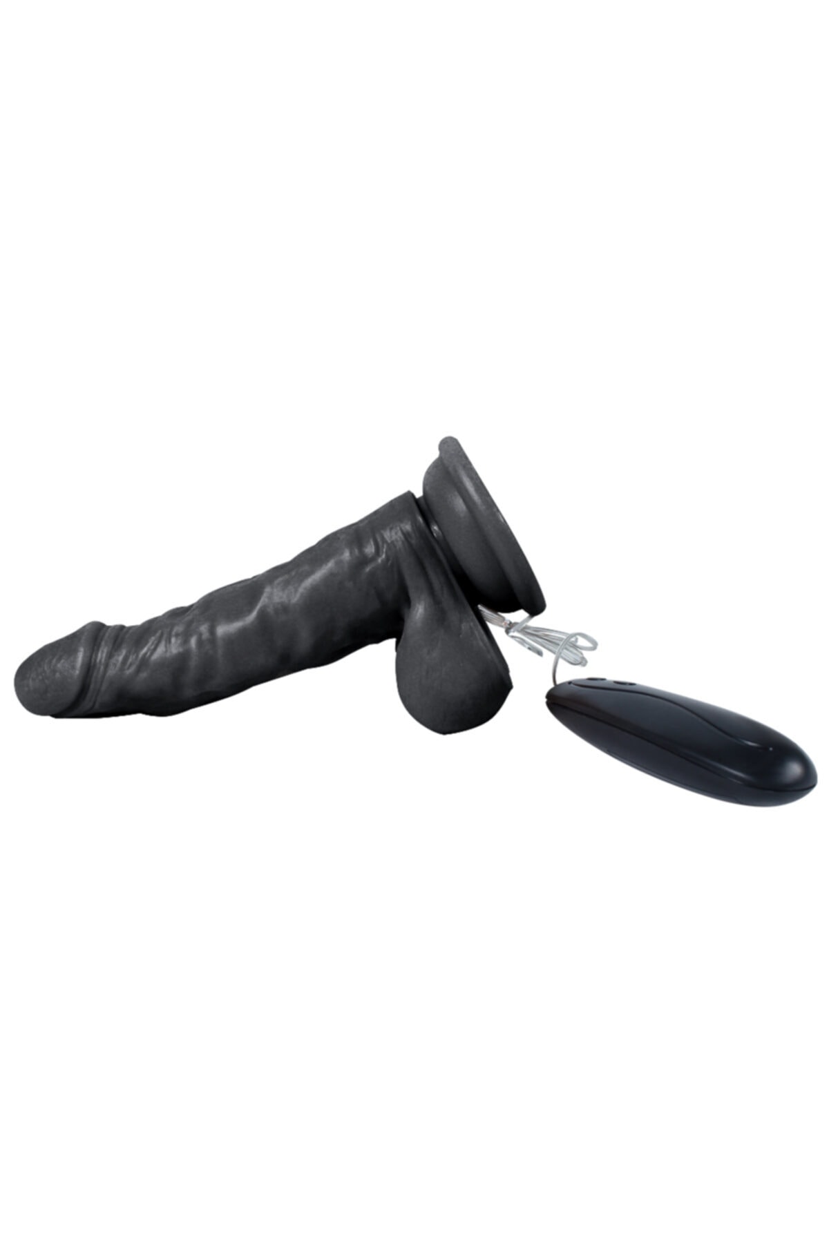 10 Titreşimli 17cm Zenci Vibratör Realistik Penis 5