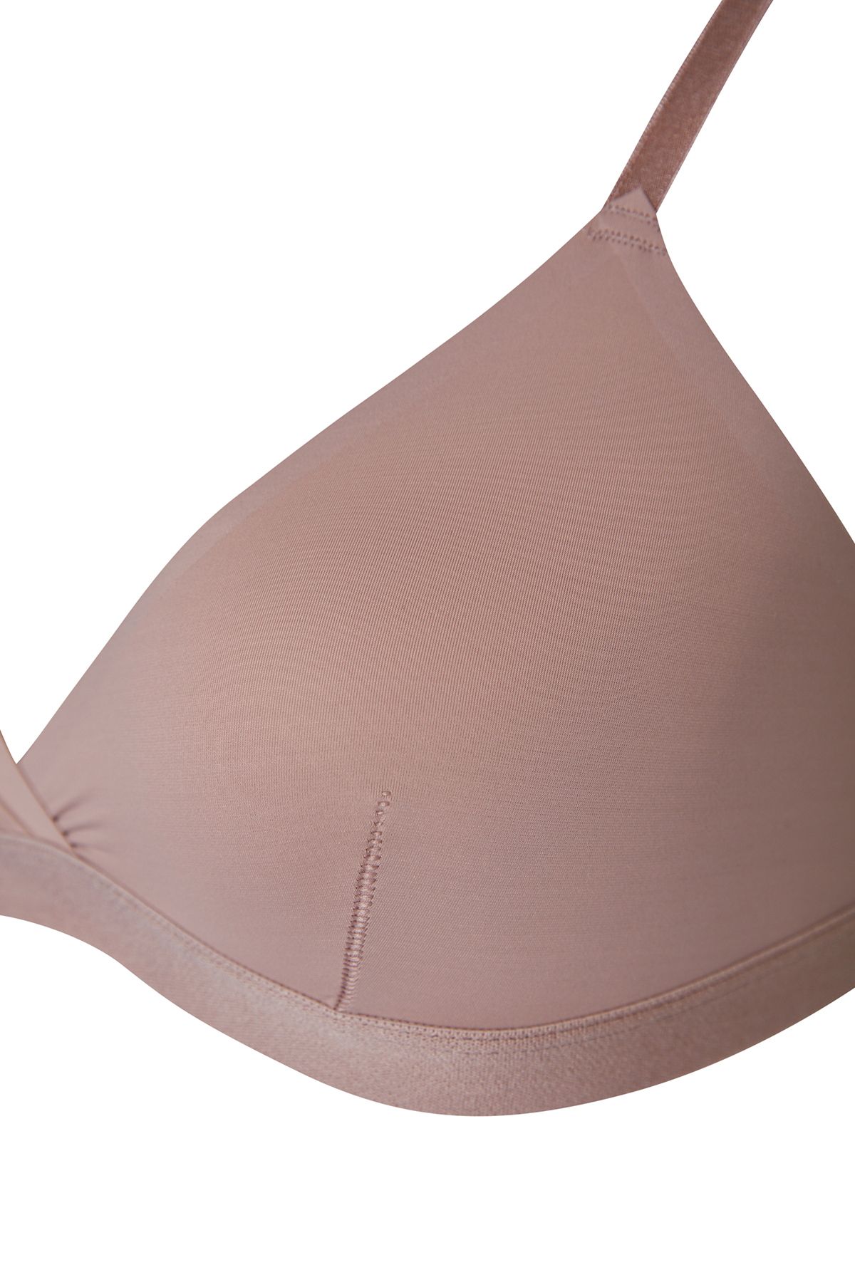 Trendyol Collection-Pletená podprsenka Mink Micro String Strap Triangle Bralette THMSS21SU0014 2