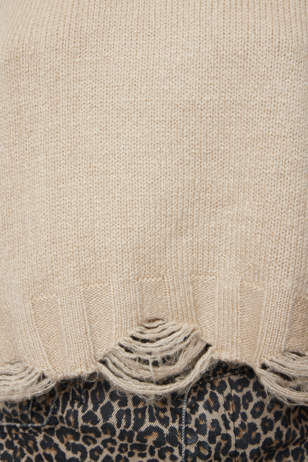 Trendyol Collection Stein Crop Weite Passform Weicher Texturierter Gießendetaillierter Strickpullover TWOAW24KZ00319