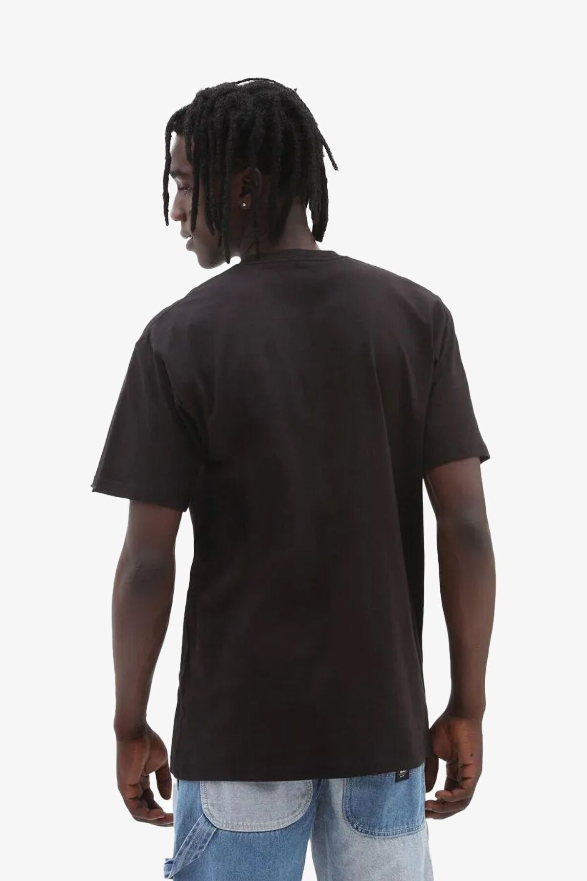 Vans-Mini Script Tee-b Erkek Siyah T-shirt Vn0a7y3sblk1 4