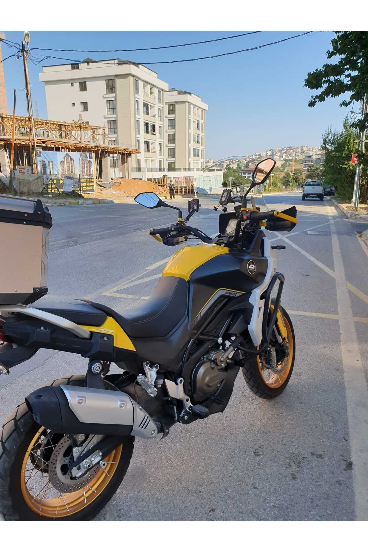 RKS SVT 650 X Siperlik Ön Cam 2023-2025 Model 50cm Şeffaf Renkli 4mm UZUN CAM