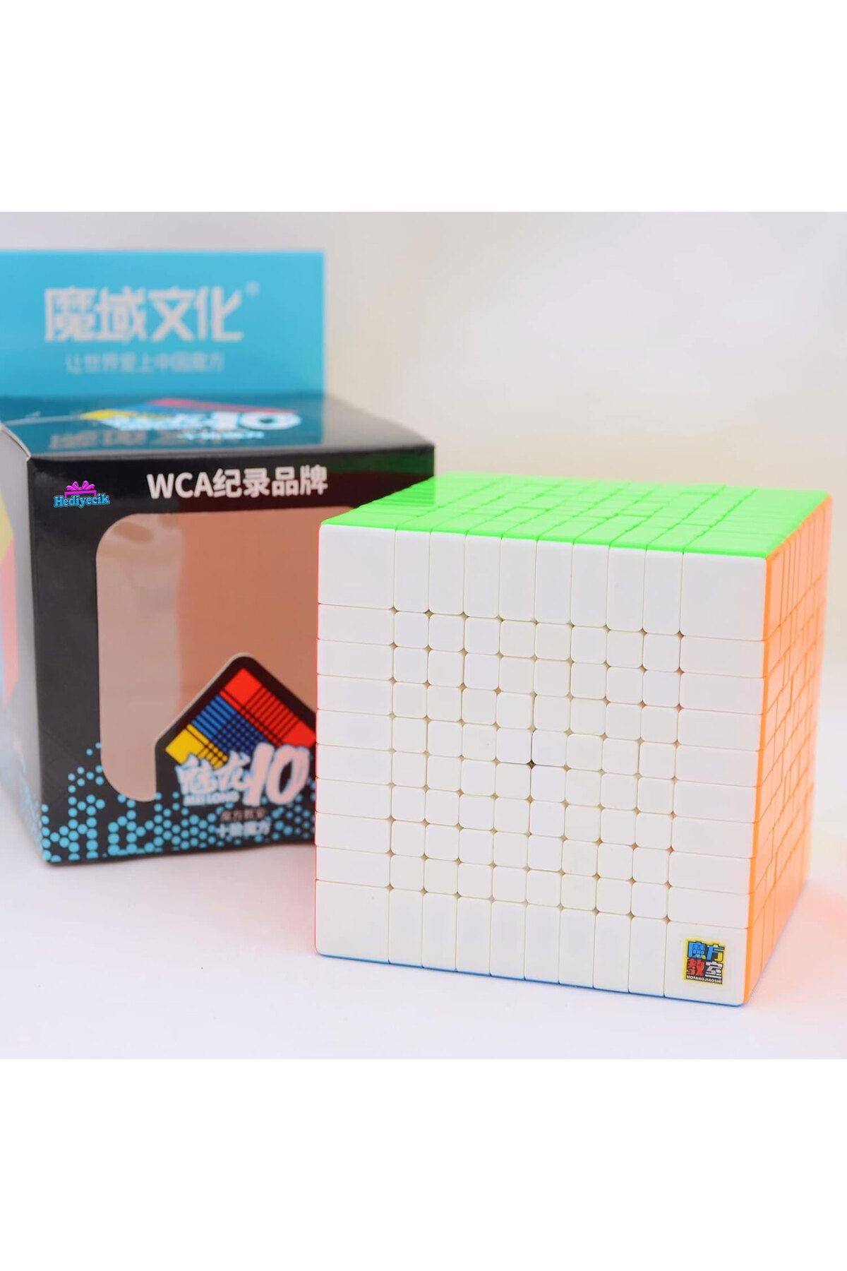 hediyecik-Moyu Meilong 10X10 - Intelligence and Intelligence Cube Rubik Speed Cube 8