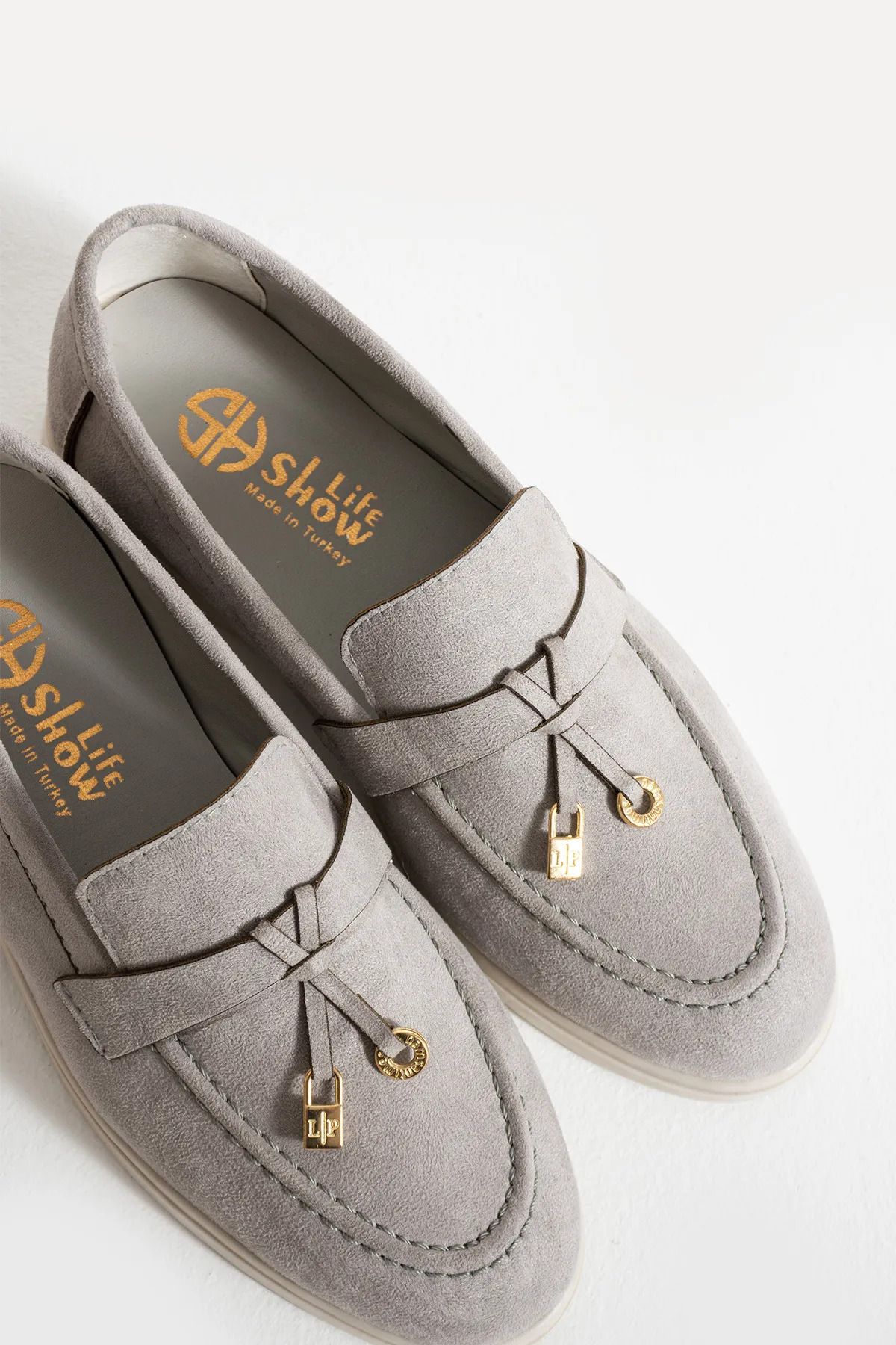 Bayramoğlu-Comfortable Women's Suede Shoes - Casual 2