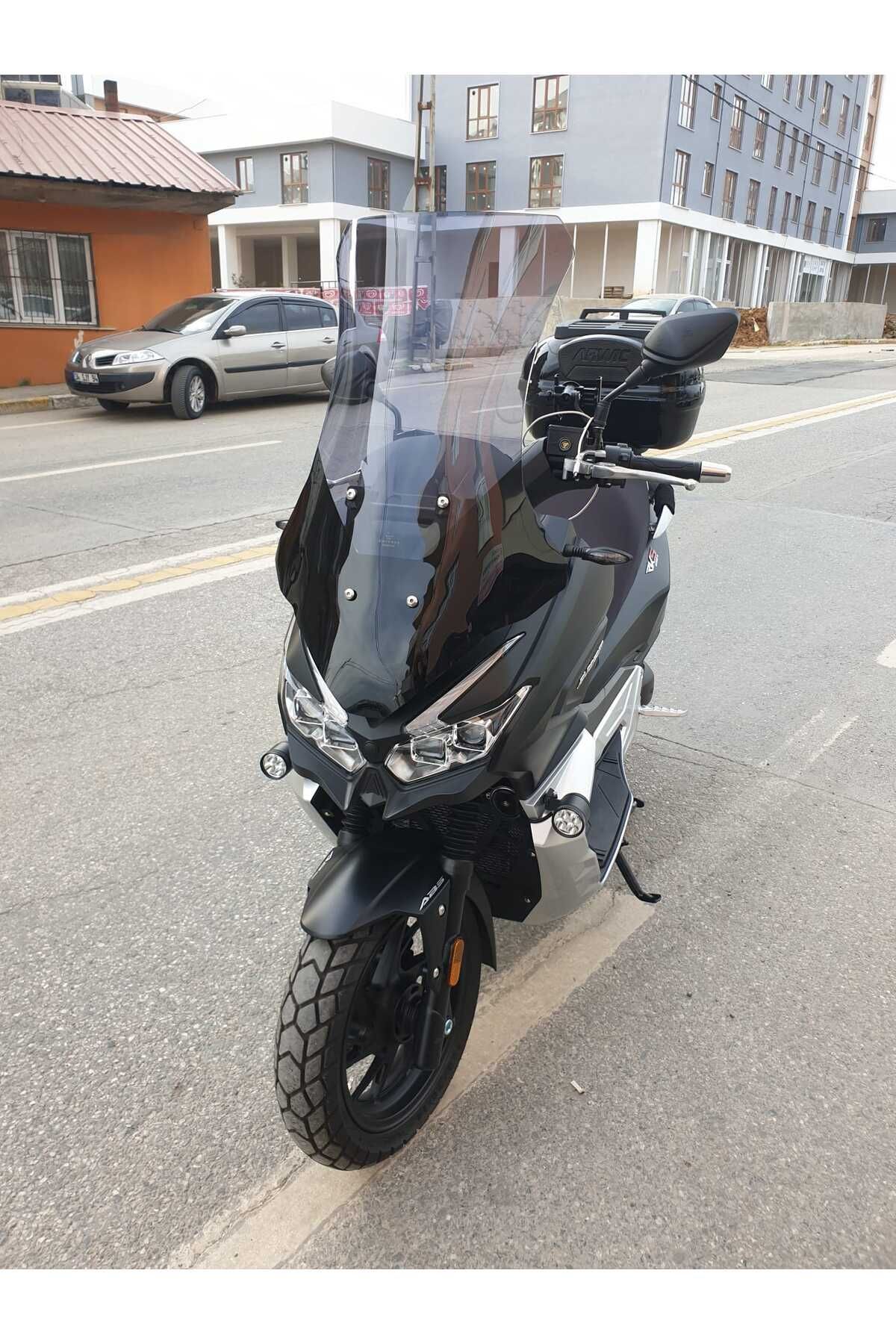 RKS Blade 250 -350 Siperlik Ön Cam 2023-2025 Model 65cm Füme Renkli 4mm ORTA BOYLU CAM