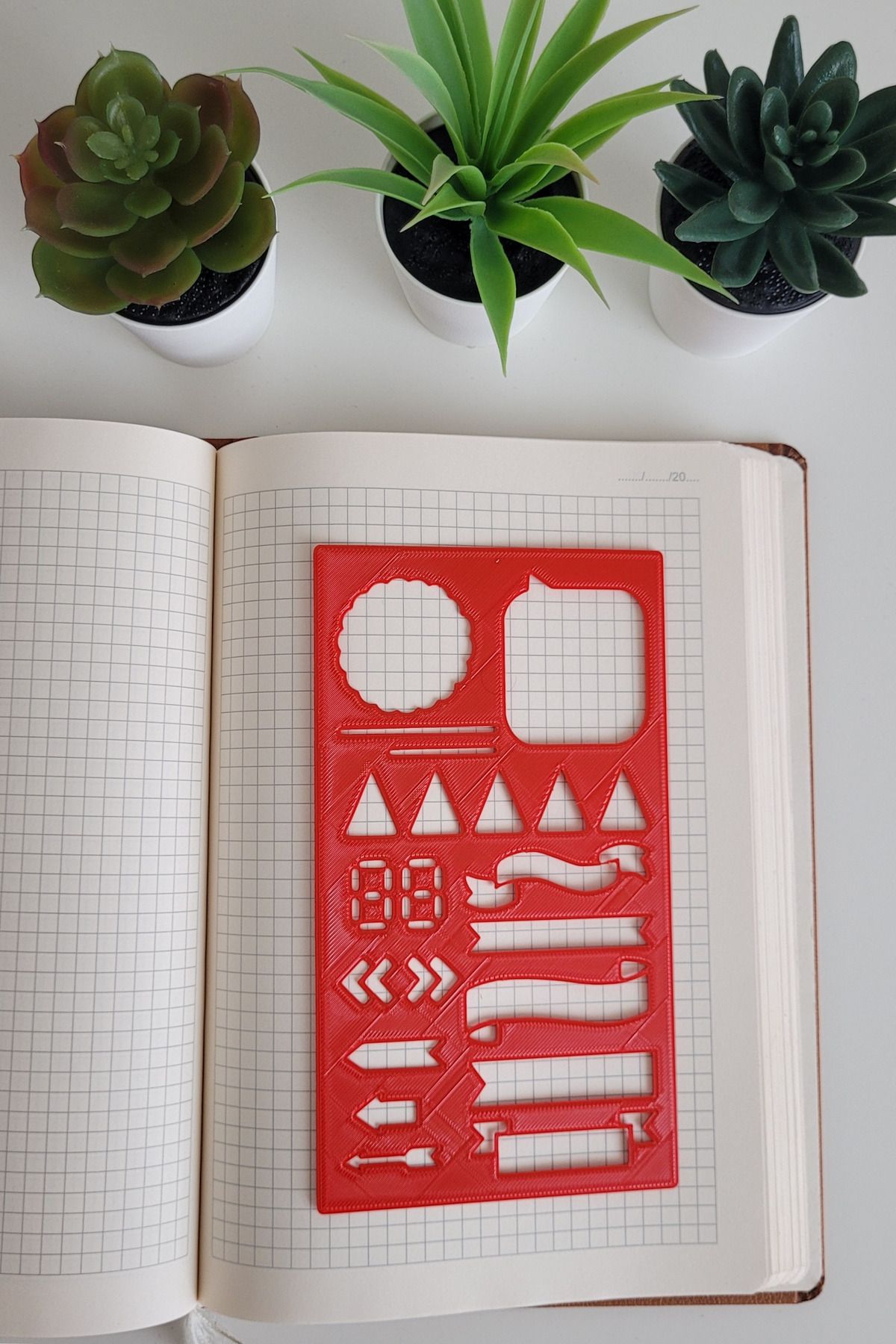 Karmelom Studio-Bullet Journal Digital Number Detailed Template Ruler 2