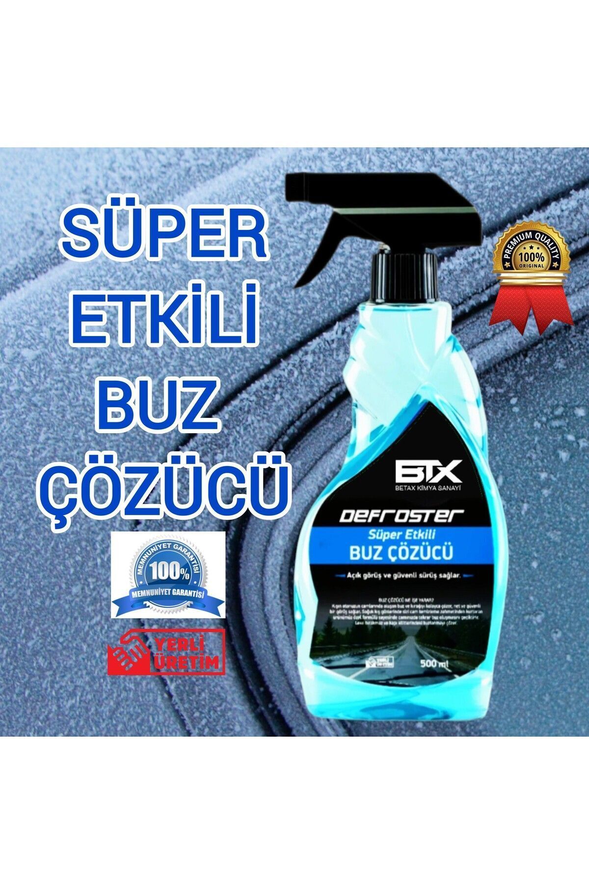 Betax Süper Etkili Buz Çözücü Sprey 500ml