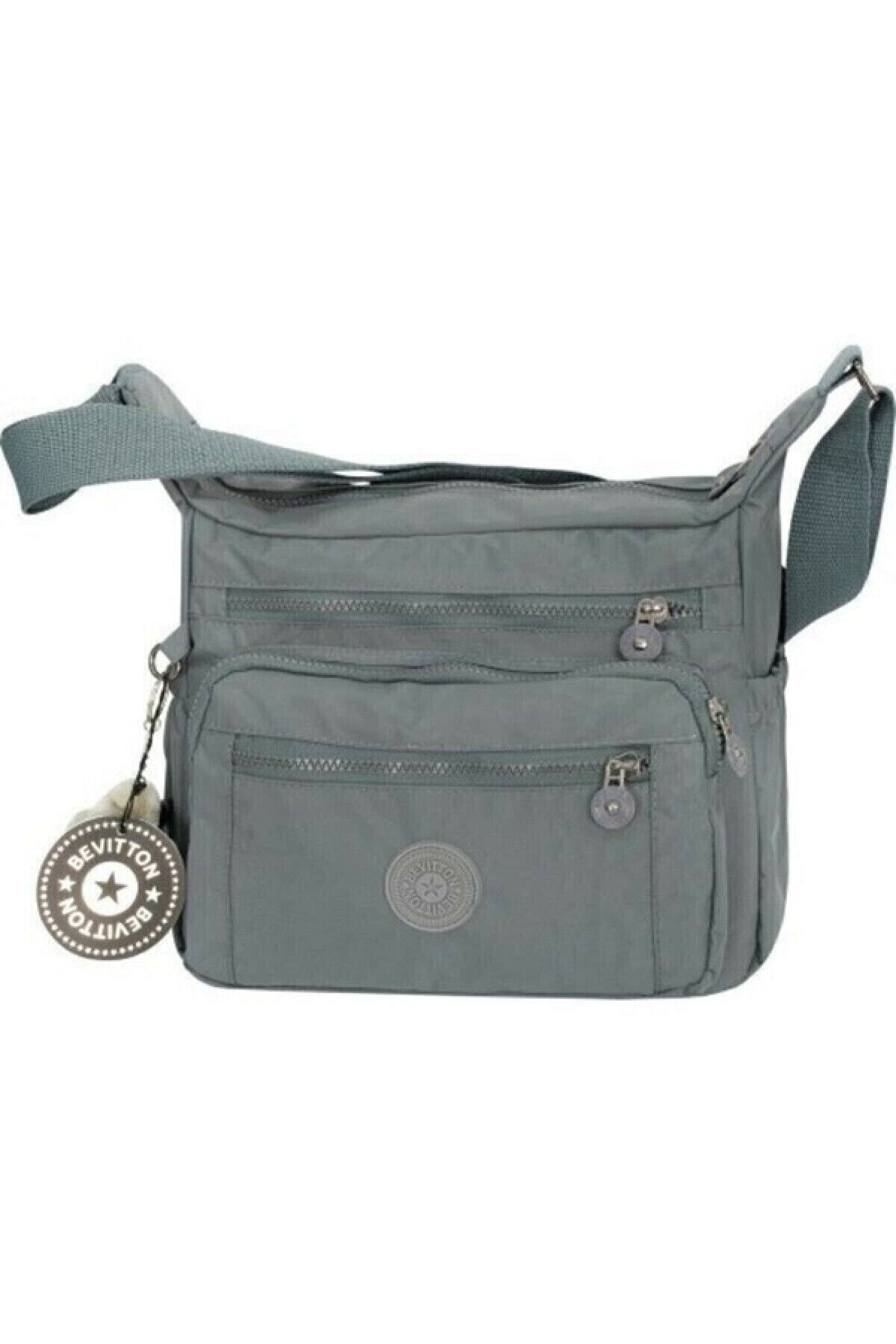 Bevitton-Women's Gray Postal Shoulder Bag 4100 6