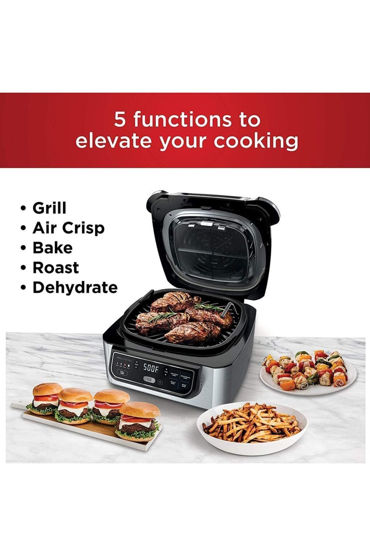 NINJA-Foodi Health Grill & Air Fryer AG301ME 4