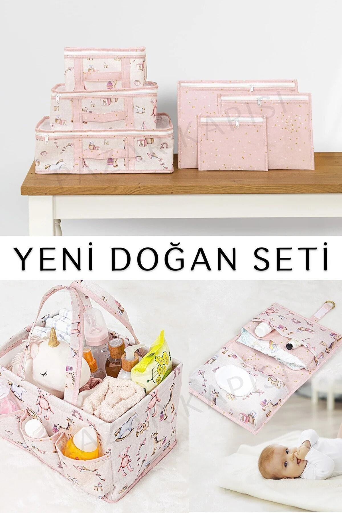 Baby Newborn Set - Suitcase Organizer , Care and Bottom Care Bag